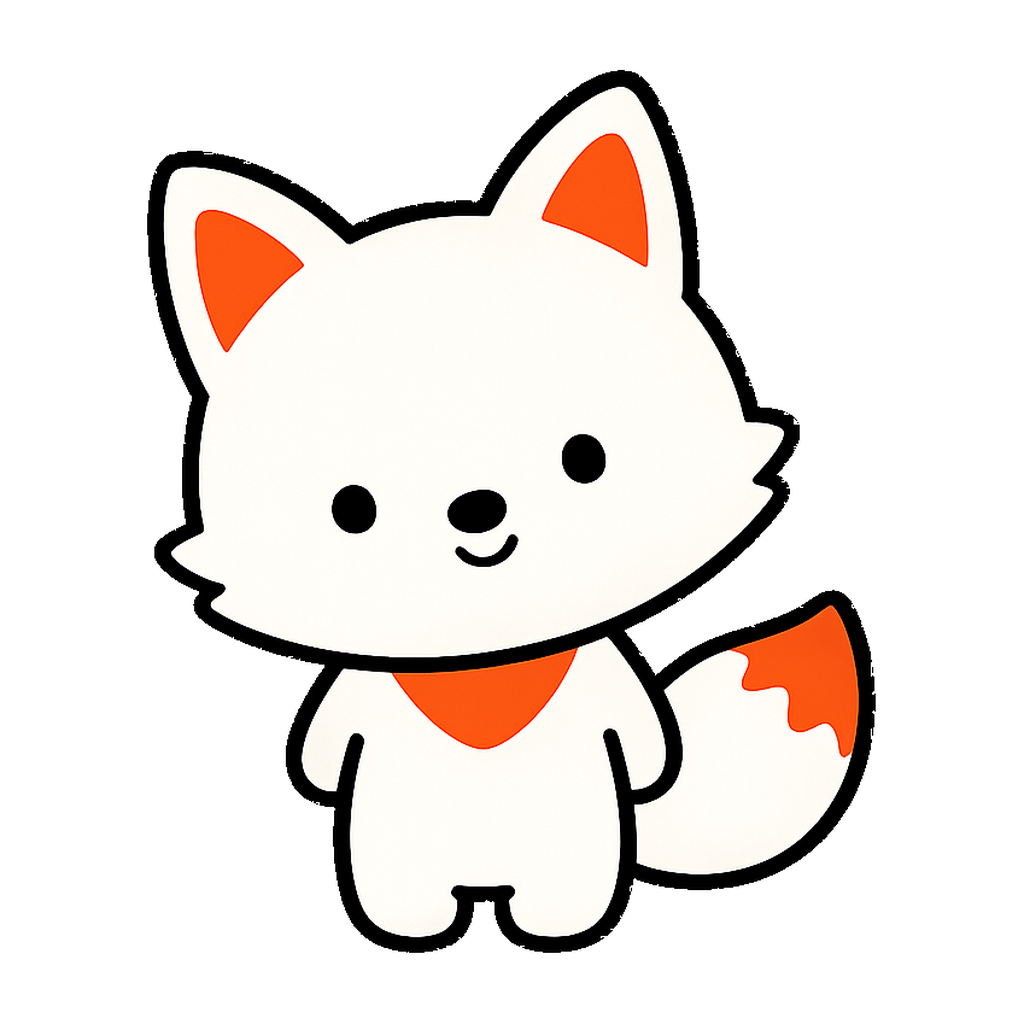小さなキツネのキャラクター、コン
